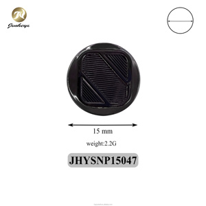 Cao Cấp Phong Cách Thiết Kế Mới Bốn Phần Kim Loại Snap Nút Hình Vuông Trong Trung Kẽm Hợp Kim Snap Nút Cho Quần Áo - Product Image 2