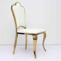 Chaises d'événement modernes en métal confortables, vente en gros, nouvelle collection 2026, directement de l'usine chinoise, tables et chaises de mariage de luxe dorées pour événements.