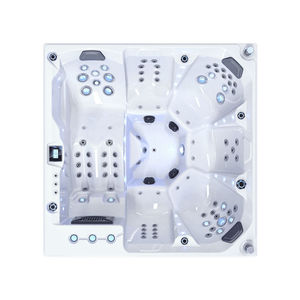 6 persona 80-Jet acrílico Premium tumbona Spa <span class=keywords><strong>jacuzzi</strong></span> <span class=keywords><strong>con</strong></span> retroiluminación LED cascada - Product Image 2