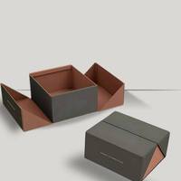 Boîte cadeau rigide personnalisée de luxe à double porte, boîte d'emballage pour pot en verre de 1g 3,5g avec insert en mousse EVA