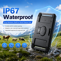 Mini Rastreador GPS 4G IP67 para Ganado, Batería Recargable de 10000 mAh para Ganado Vacuno, Bisones, Camellos, Dispositivo de Rastreo Remoto de Vida Silvestre