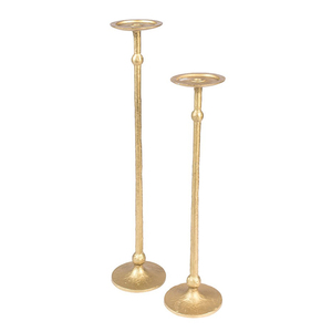Tall <b>Candle</b> Holder for Floor Centerpieces Decor 2024 New Arrival Antique <b>Gold</b> Stainless Steel <b>Candle</b> <b>Pillar</b> Holder - Product Image 4