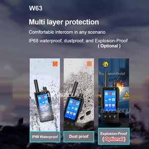 Nysecu 4g רשת רדיו w63 ip68 עמיד למים אנדרואיד 9 טלק עם רדיו zello nfc - Product Image 4