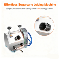 Mini RVS Suikerrietpers Handmatige Suikerrietmachine 100% Suikerriet Sap voor Thuisgebruik