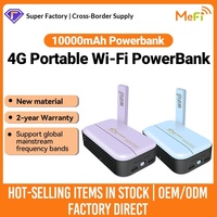 G4 PRO 4G Carte SIM compatible MIFI WiFi6 Charge rapide 22,5W Batterie externe portable 10000mAh avec pare-feu et VPN intégrés