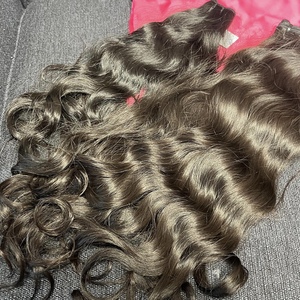 Extensions de cheveux bouclés indiens sans droits de douane, alignées aux cuticules, double trame, cheveux humains bruts, bouclés lâches birmans - Product Image 2