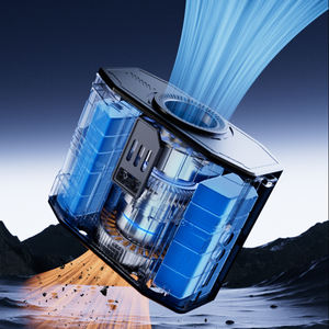 Ventilador de Cinturón Recargable con Clip, Manos Libres, con Linterna para Trabajadores de la Construcción - Product Image 5