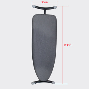 Planche à repasser pliable pour hôtel et maison avec housse de planche à repasser pour vêtements à utiliser dans la salle de bain ou la cuisine - Product Image 5