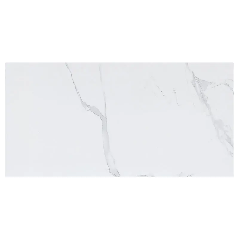 大理石スラブ磁器壁タイルカララホワイト素朴な床タイル