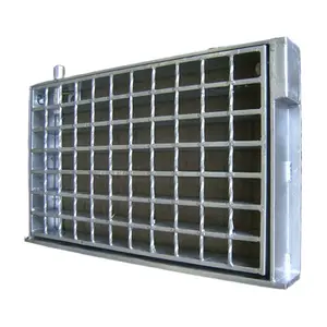 Hot-dipped galvanized mild steel trench covers and metal grate bar grating for walkway