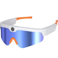 Lunettes intelligentes avec verres miroir, caméra haute définition, lunettes de soleil pour la photographie, le sport, le cyclisme en plein air, Bluetooth, UV 400