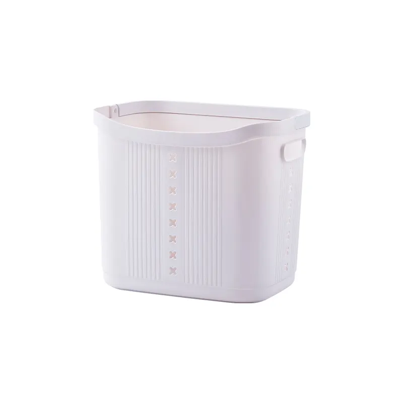 High Cost Performance Large Portable Laundry Baskets Storage Organizer Plastic Storage Basket With Handles
