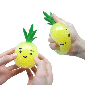 Jouet anti-stress en forme d'ananas, balle à presser en gelée, perles <span class=keywords><strong>Orbeez</strong></span> - Product Image 4