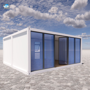 Bureau personnalisable Café-restaurant bar Maison moderne préfabriquée Maison modulaire en verre avec panneau sandwich Maison conteneur - Product Image 1