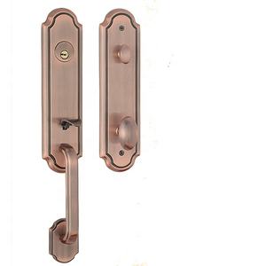 Serrure de porte intérieure en cuivre pur doré, poignée de porte silencieuse pour chambre, serrure de porte magnétique simple de style européen - Product Image 2