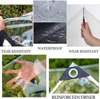 Bâche en plastique transparente imperméable, fournisseurs de bâches en PE