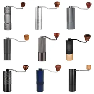 Premium Quality Stainless Steel Hand Coffee Grinder Small Luxury Manual Coffee Grinder With Adjustable Coarseness Settings