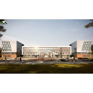 Matériaux de construction en acier préfabriqués industriels à faible coût, installation rapide, bâtiment de bureau, atelier, centre commercial, ferme - Product Image 1