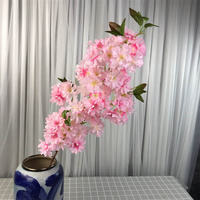 GOG108 Nouveau Style Rose Fleur de Cerisier Fleurs en Soie Wisteria Suspendu Plafond Arbre Arc Guirlande Floral Centre de Table Décor