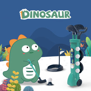Bemay Toy Costume de golf de <span class=keywords><strong>dinosaure</strong></span> de simulation d'intérieur et d'extérieur, ensemble de golf de tête de club détachable jouet de simulation pour les enfants - Product Image 3