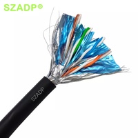 Kabel Ethernet Cat7 Lulus Uji 100M Konduktor Baru CCAG Harga Lebih Murah 1000Ft Kabel Jaringan Lan Cat 7