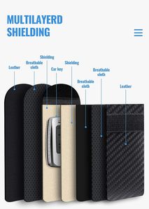 Portefeuille de protection RFID anti-vol et anti-piratage <span class=keywords><strong>pour</strong></span> clés de <span class=keywords><strong>voiture</strong></span>, pochette <span class=keywords><strong>Faraday</strong></span> <span class=keywords><strong>pour</strong></span> <span class=keywords><strong>clé</strong></span> de <span class=keywords><strong>voiture</strong></span>, boîte <span class=keywords><strong>Faraday</strong></span> - Product Image 5