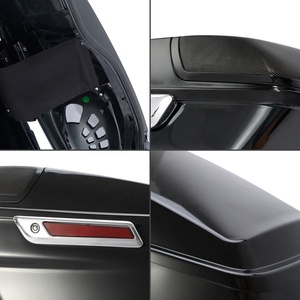 XF111564-B Borse Laterali Allungate da 4 Pollici per Moto, Compatibili con <span class=keywords><strong>Harley</strong></span> Touring CVO Electra <span class=keywords><strong>Street</strong></span> Glide 2014-2024 - Product Image 2