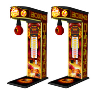Machine de boxe électronique personnalisée en gros jeu d'arcade de mode de sport de luxe 220V en bois à pièces pour centres de jeux
