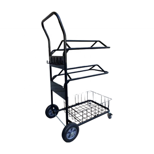 Horshi Nouvelle Arrivée Tack Cart avec Porte-Selle Portable Tack Trolley Idéal pour Transporter <span class=keywords><strong>Cheval</strong></span> Tack et Équipement - Product Image 1