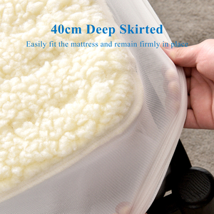 クイーン/スーパーキングサイズマルチゾン電気ブランケット加熱フリーストップフィット加熱アンダーブランケットデュアルコントロールタイマー付き - Product Image 5