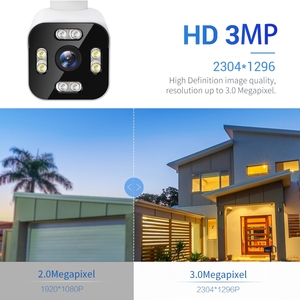 Meilleures ventes ESCAM PT303 3MP HD détection de mouvement APP contrôle panoramique et inclinaison WiFi caméra IP, moniteur domestique caméra IP - Product Image 3