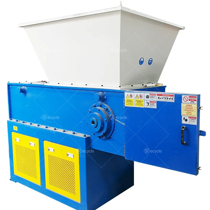 Plastic Shredder Machine Pe Pp Plastic Pipe Lumps Single Shaft Shredder Machine