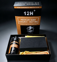 Revêtement céramique nano ultime pour voiture 12H, scellant au graphène SiO2 et quartz, résistant à la chaleur, anti-UV, brillant, kit de detailing