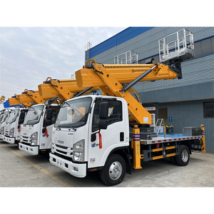 ISUZU KV100 4X2 Euro 6 Diesel Aerial Work Truck 28m/30m Telescopic <strong>Boom</strong> <strong>Lift</strong> Bucket Truck for Street Light Maintenance - Product Image 1
