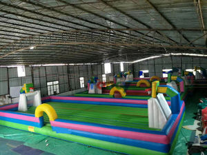 Beste Prijs Gebruikt Sport Huur Een Soap Voetbalveld Springkussens/Indoor Basketbalveld Te Koop - Product Image 3