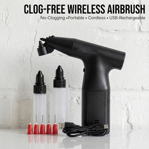 Wanmei Hair Coloring DIY Air Compressor <strong>Barber</strong> <strong>Shop</strong> Electric Spray Gun Portable Enhancement Airbrush Hair Treatment Spraying - Product Image 4