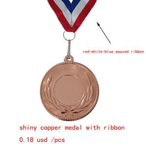 Medallas en Stock con Cinta, Juguete Infantil, Precio Económico, Buena Calidad, Medalla de Hierro de 50mm, Medalla Universal en Blanco, Solo 0.18 USD, 19g - Product Image 4