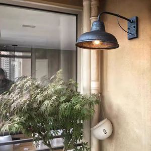 Retro in ferro arte nostalgica <span class=keywords><strong>lampada</strong></span> da parete esterna giardino anteriore <span class=keywords><strong>lampada</strong></span> da parete esterna impermeabile <span class=keywords><strong>lampada</strong></span> da cortile per balcone - Product Image 3