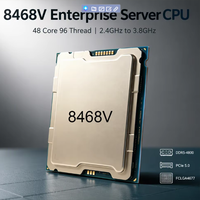 Prosesor CPU Server Enterprise Baru 8468V 48 Core 96 Thread DDR5 4800 8 Channel 330W High Density PCIe 5.0 80 Lane FCLGA4677 2S