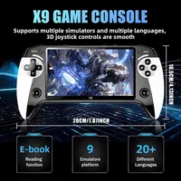 Console de jeu rétro R36S Arkos 2.0 X9, lecteur de jeu portable, écran 5,5 pouces, console de jeu vidéo rétro classique, 3000 jeux, 9 émulateurs