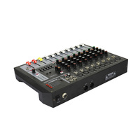 Console de mixage audio USB 8 canaux ELM, interface de contrôle professionnelle pour studio, effets sonores, enregistrement, streaming, DJ