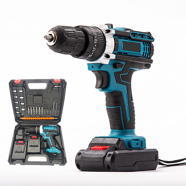 3-Function Impact Drill Set 21V Lithium Battery Rechargeable Hand Screwdriver New Power Tool OEM Supported