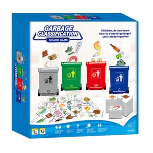 Juego educativo de clasificación de basura, cubo de basura, juego de mesa - Product Image 4