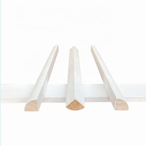 Moldura pequeña redonda de 1/4 cuartos de madera imprimada blanca <span class=keywords><strong>Stout</strong></span> para el suelo - Product Image 6
