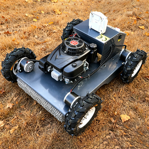 All Terrain Gasoline Smart <b>Self</b>-<b>Propelled</b> 4WD Remote Control Wheel Type Grass <b>Lawn</b> <b>Mower</b> - Product Image 1