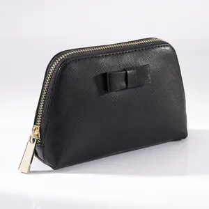 Portefeuille de beauté en cuir Saffiano, merchandising personnalisé - Product Image 1