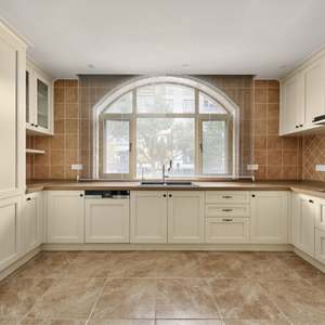 Gabinete de Cocina en Forma de U con Acabado Mate Lacado en MDF, Diseño Europeo, Directo de Fábrica, con Almacenamiento Conveniente - Product Image 3