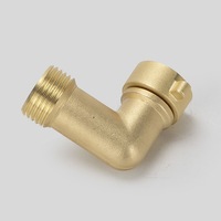 Raccord coudé mâle en laiton 16 mm NPT à filetage rapide 90 degrés pour aspiration, avec insert de tuyau complet à verrouillage automatique, installation facile et complète