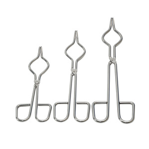 Pinzas de acero inoxidable para crisol, resistentes al calor, de laboratorio, para uso en química y fuego, 20CM 25CM 30CM 35CM 40CM 45CM 50CM - Product Image 4