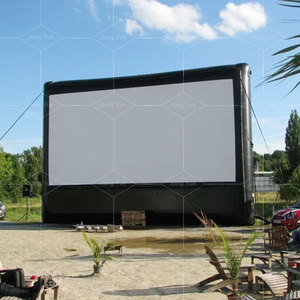 Écran de cinéma gonflable de cinéma en plein air écran de télévision et projecteur - Product Image 3